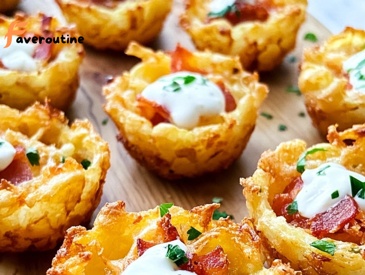 Tater Tot Appetizer Cups