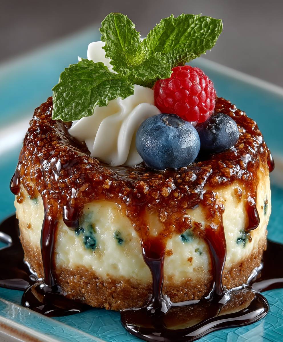 Mini Cinnamon Roll Cheesecakes