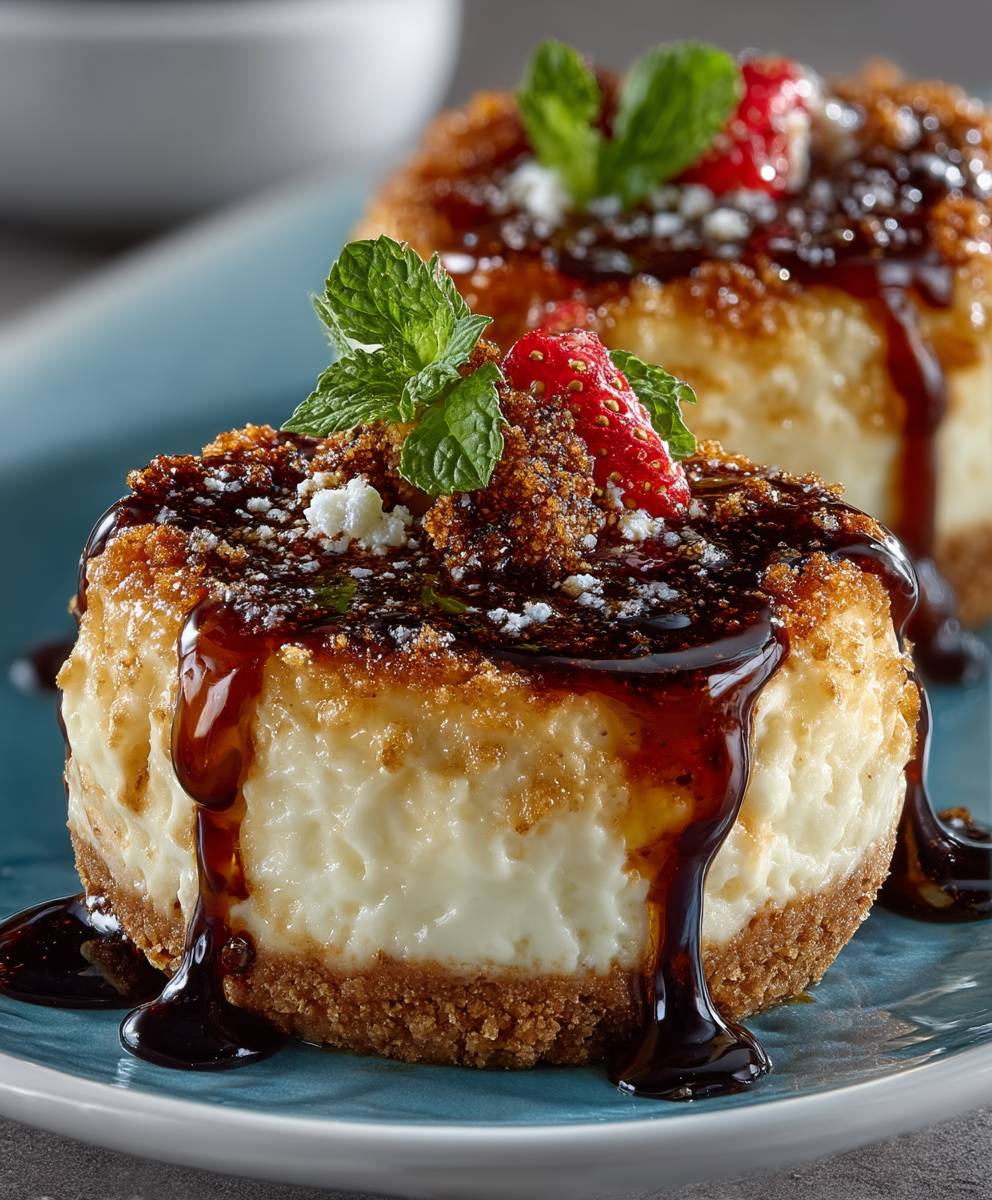Mini Cinnamon Roll Cheesecakes
