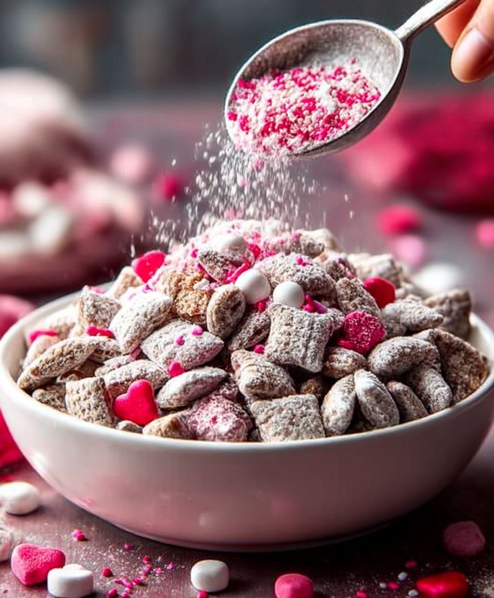 Die Besten Valentinstag Muddy Buddies (Schneller & Einfacher Snack!) image 2
