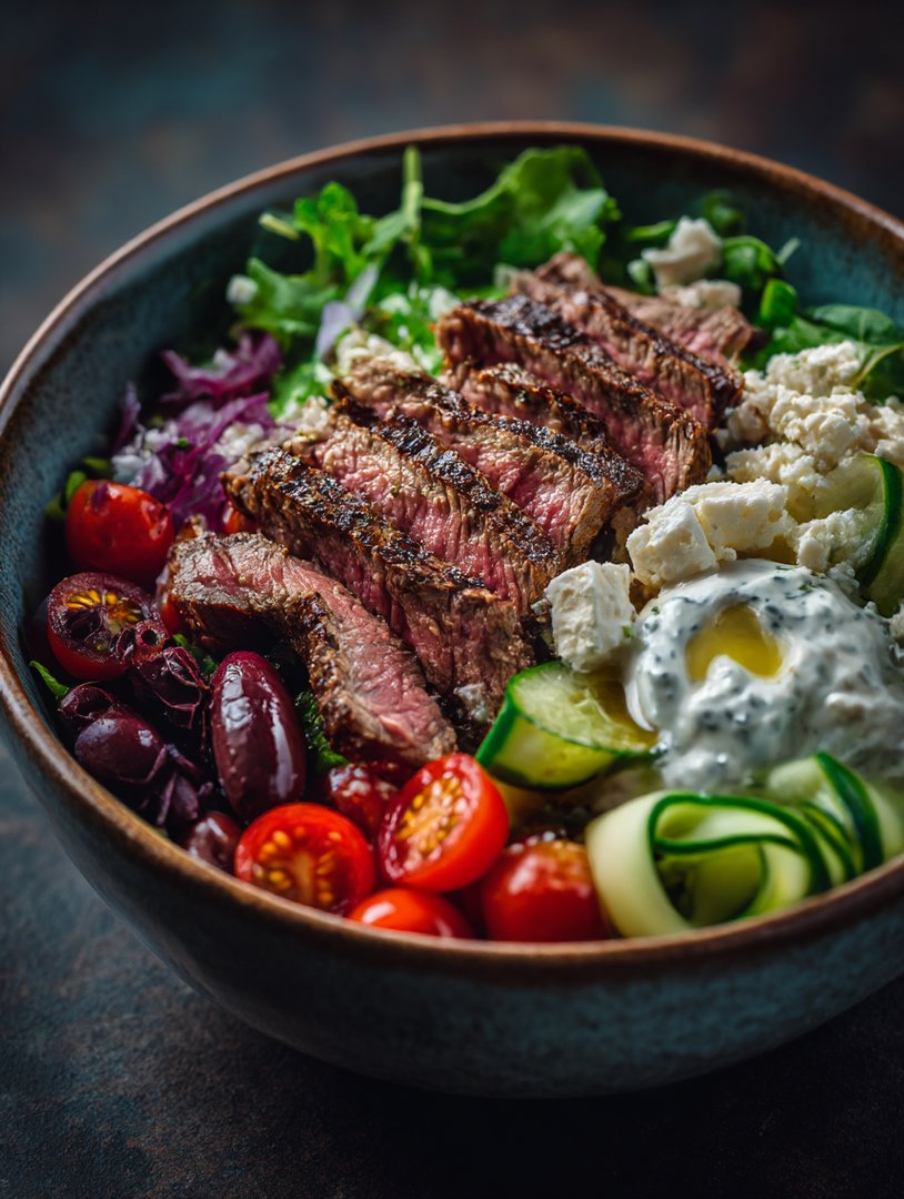 Mediterrane Steak-Bowl Rezept: Entdecke Schnelle & Einfache Mediterrane Gerichte! image 2